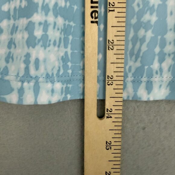 UV Skinz Shirt Womens XL UPF 50+ Sun Shirt Rash Guard 3/4 Sleeve Blue White - Picture 9 of 12